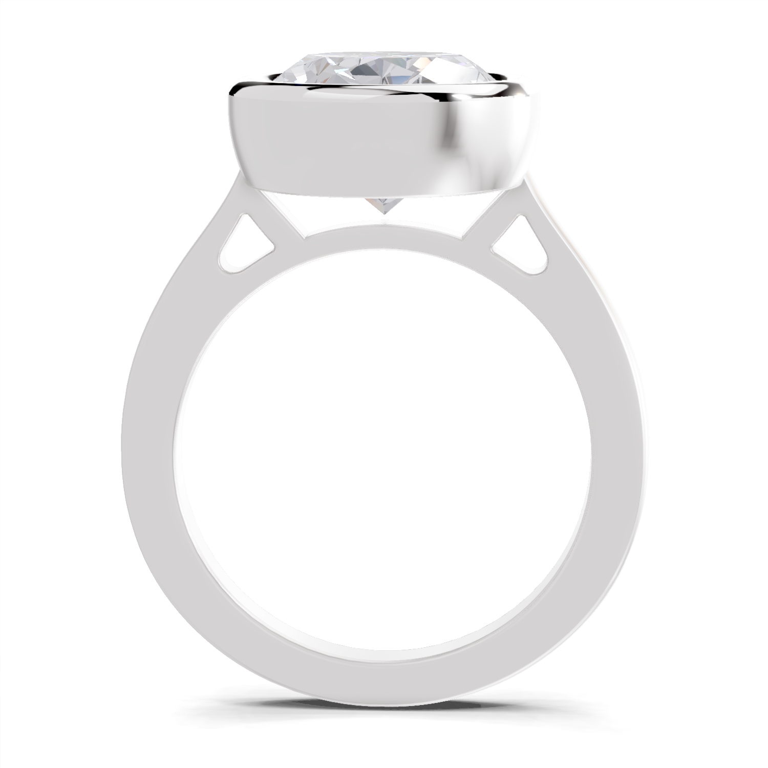 1.89 Carat Aurora Oval Promise Engagement Ring
