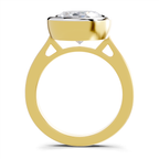 1.89 Carat Aurora Oval Promise Engagement Ring