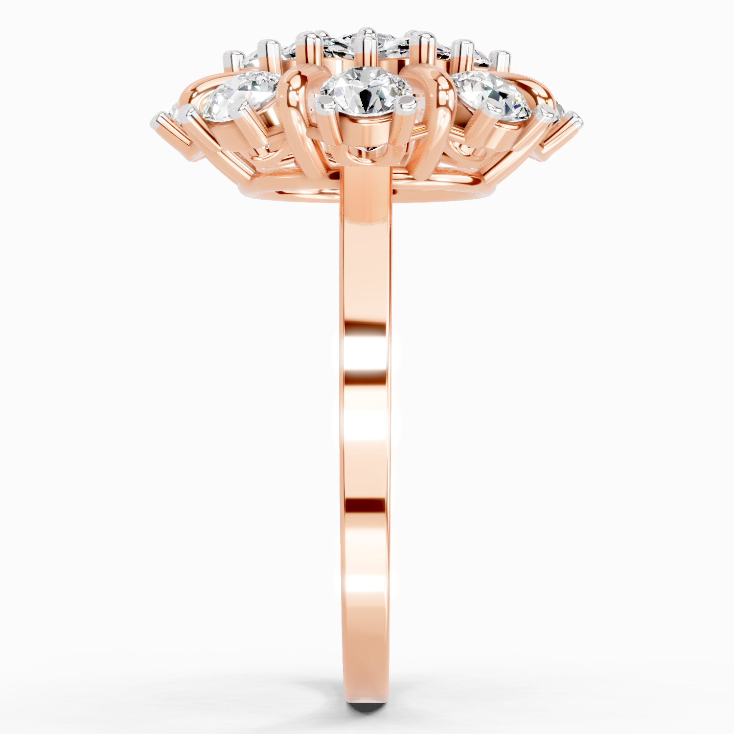 2.36 Carat Diamond Cluster Ring