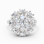 2.36 Carat Diamond Cluster Ring