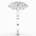 2.36 Carat Diamond Cluster Ring