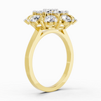 2.36 Carat Diamond Cluster Ring