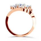 1.55 Carat Floral Diamond Ring