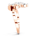 1.55 Carat Floral Diamond Ring