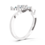 1.55 Carat Floral Diamond Ring