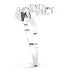 1.55 Carat Floral Diamond Ring