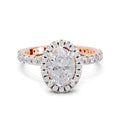 1.55 Carat Floral Diamond Ring