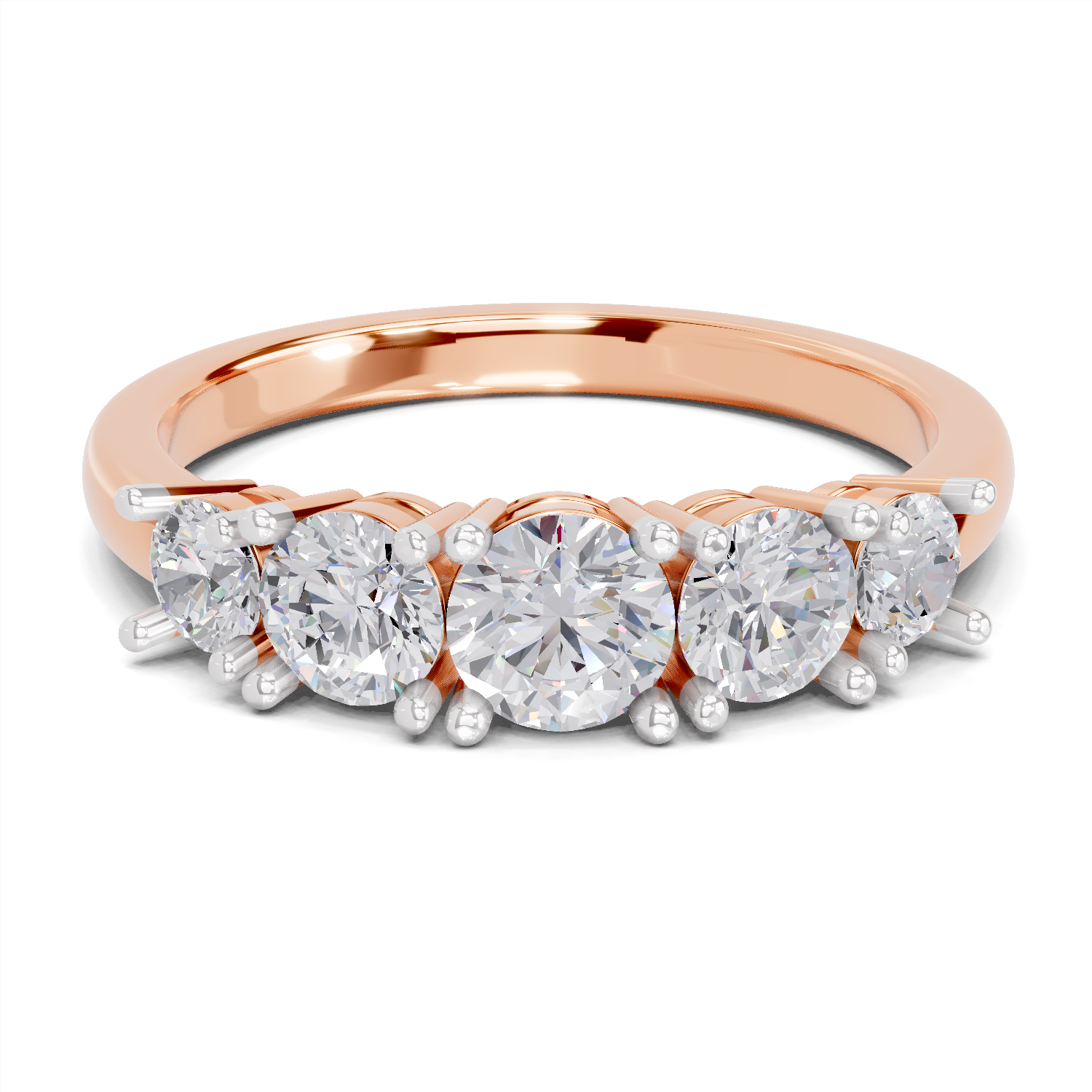 1.07 Carat Eterna Quintet Promise Engagement Ring