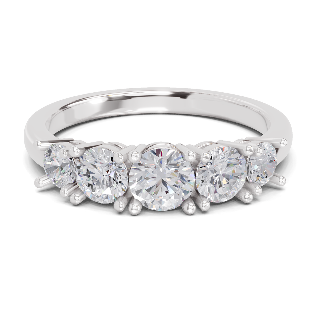 1.07 Carat Eterna Quintet Promise Engagement Ring