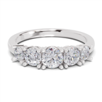 1.07 Carat Eterna Quintet Promise Engagement Ring