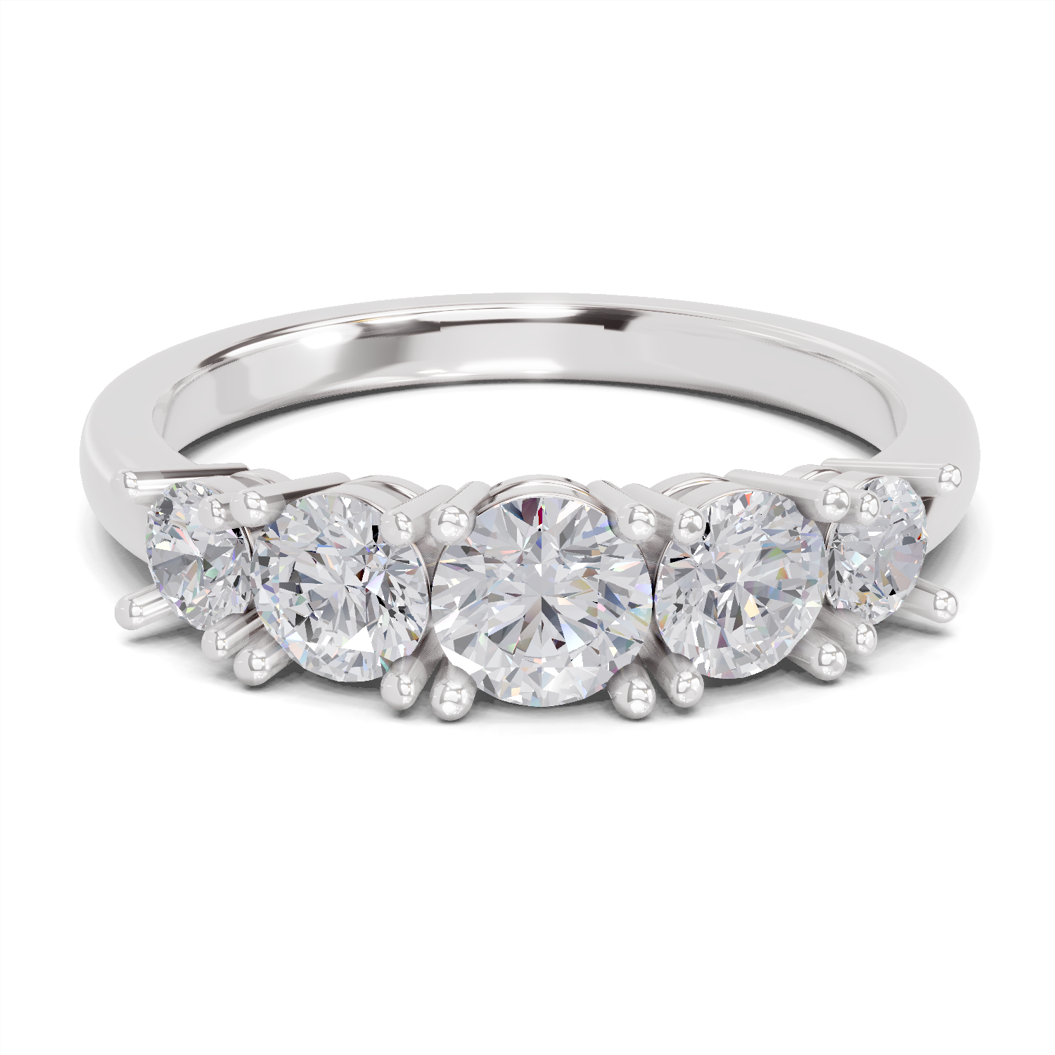 1.07 Carat Eterna Quintet Promise Engagement Ring