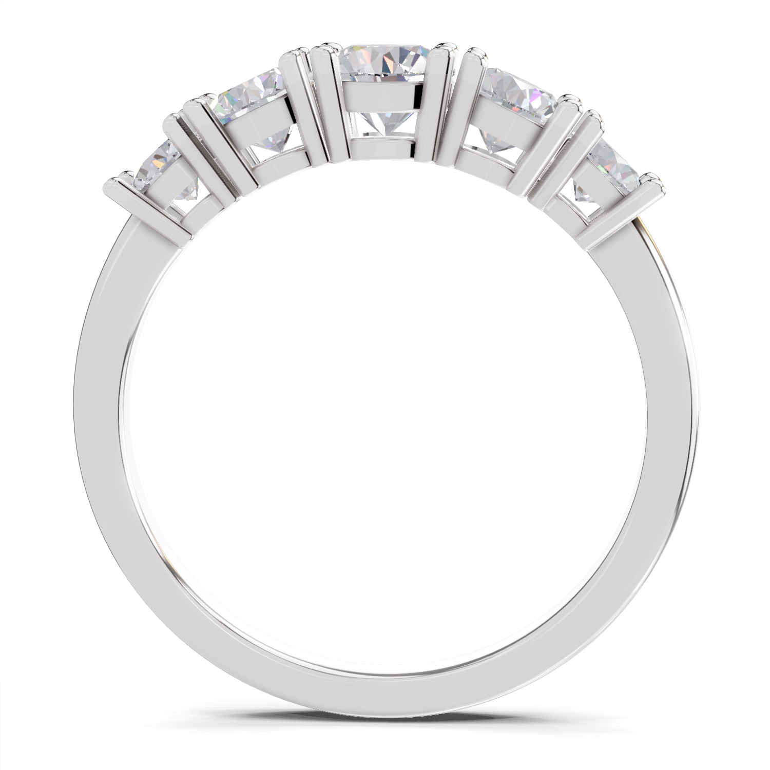 1.07 Carat Eterna Quintet Promise Engagement Ring