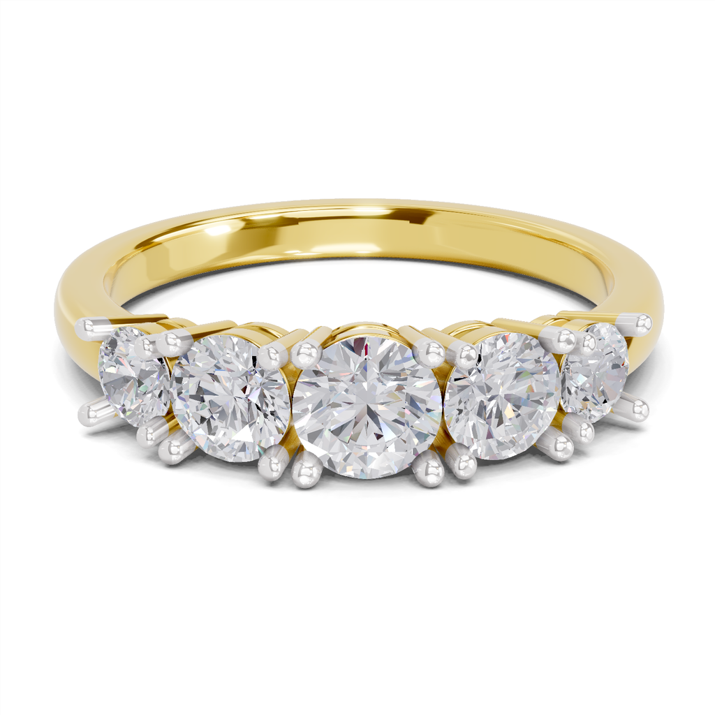 1.07 Carat Eterna Quintet Promise Engagement Ring