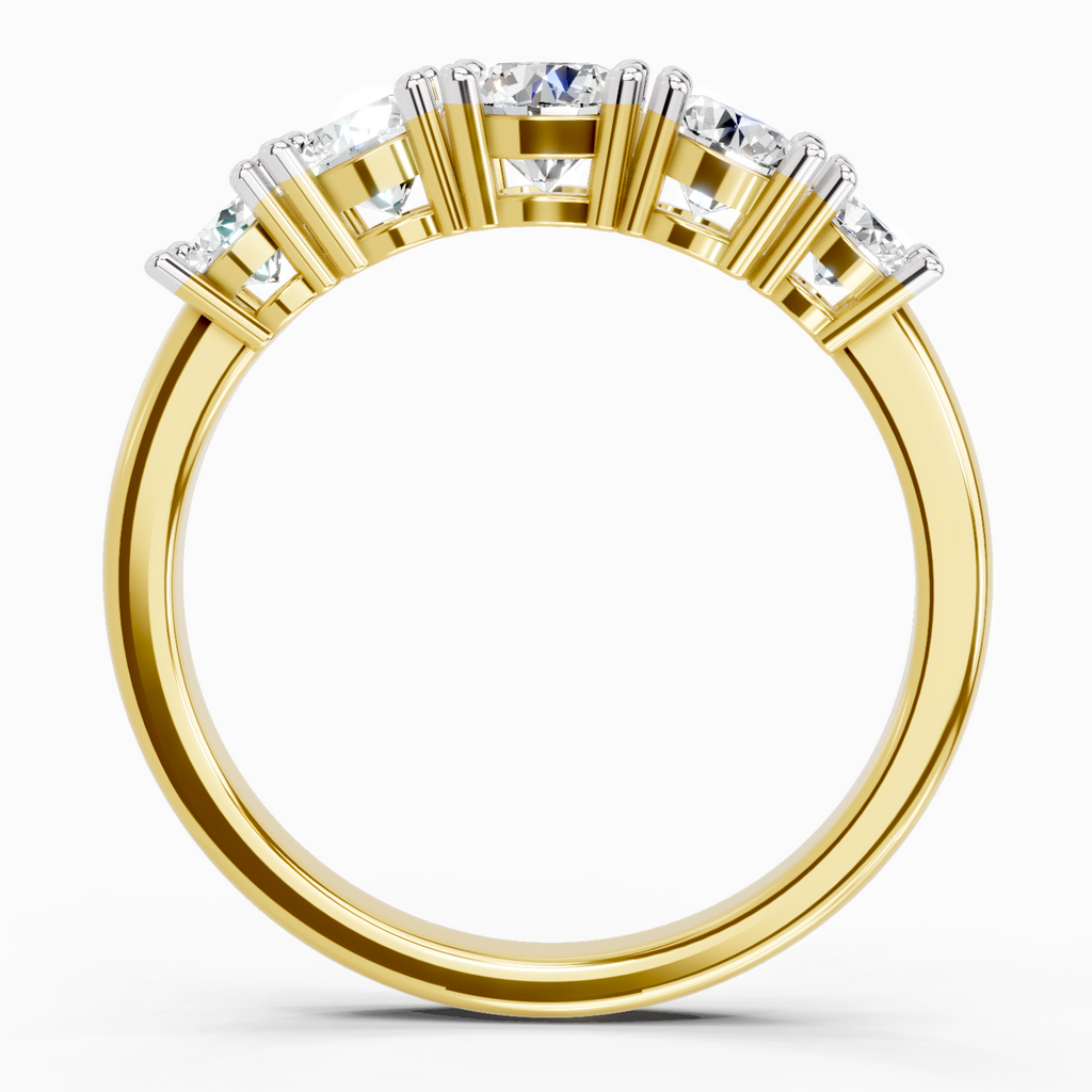 1.07 Carat Eterna Quintet Promise Engagement Ring