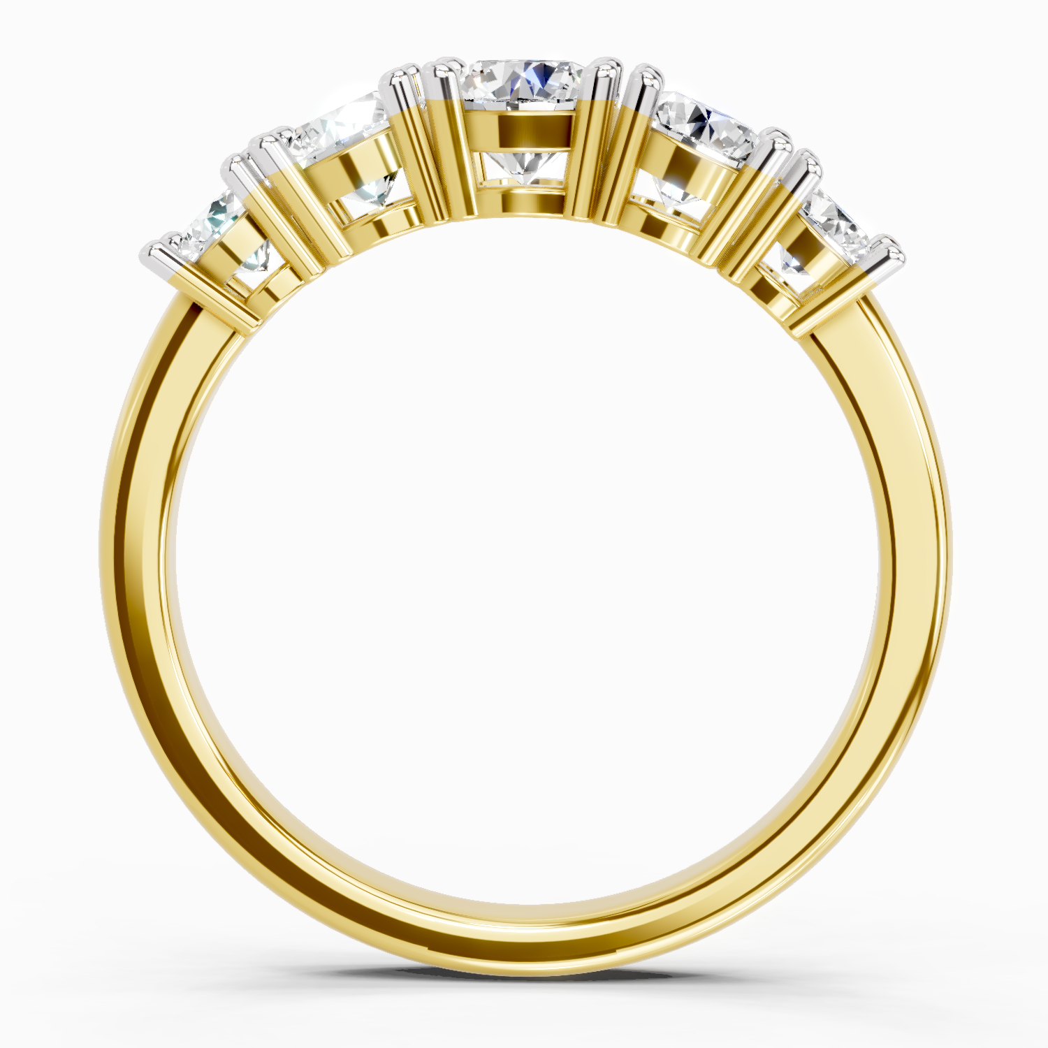 1.07 Carat Eterna Quintet Promise Engagement Ring