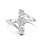 0.92 Carat Triastra Promise Engagement Ring