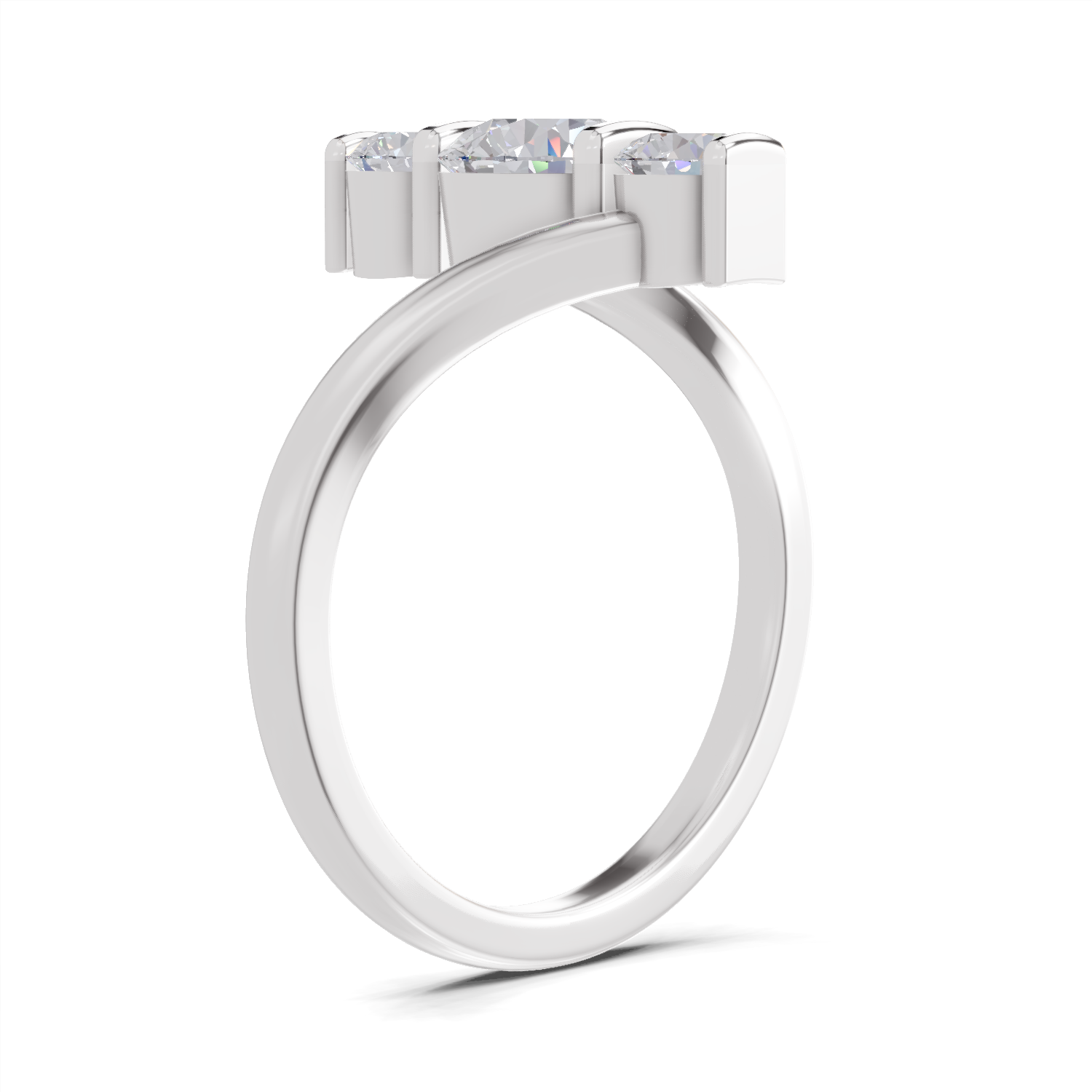 0.92 Carat Triastra Promise Engagement Ring