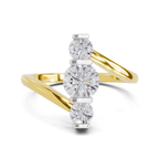 0.92 Carat Triastra Promise Engagement Ring