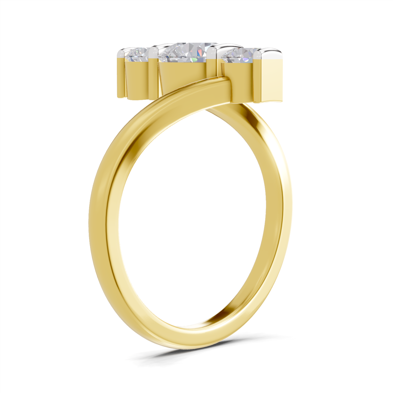 0.92 Carat Triastra Promise Engagement Ring