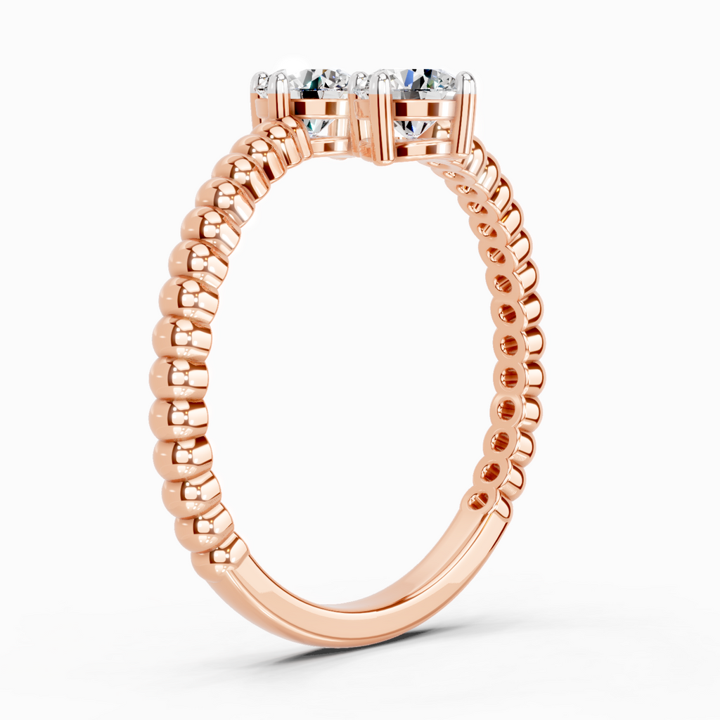 0.60 Carat Bypass Diamond Ring