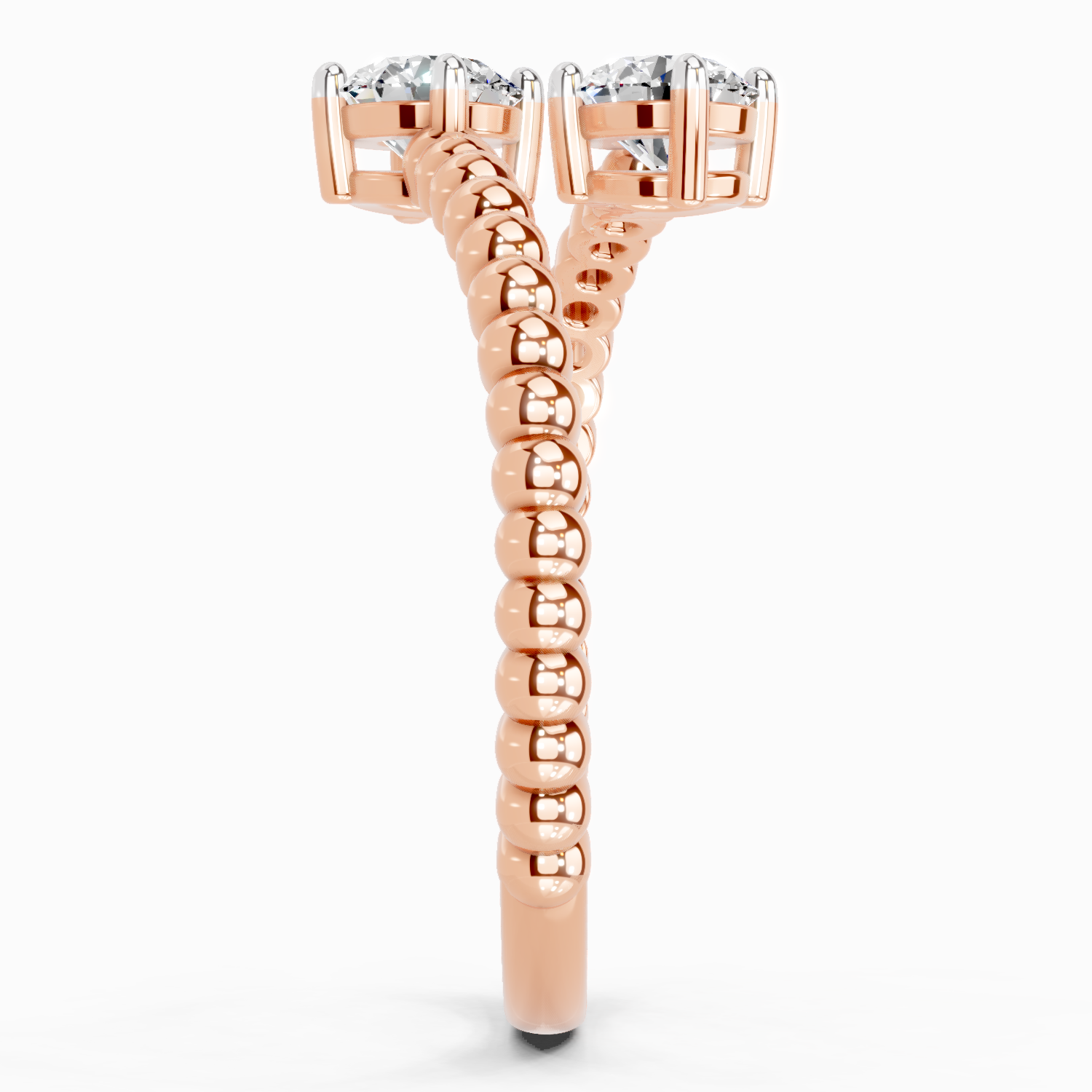 0.60 Carat Bypass Diamond Ring