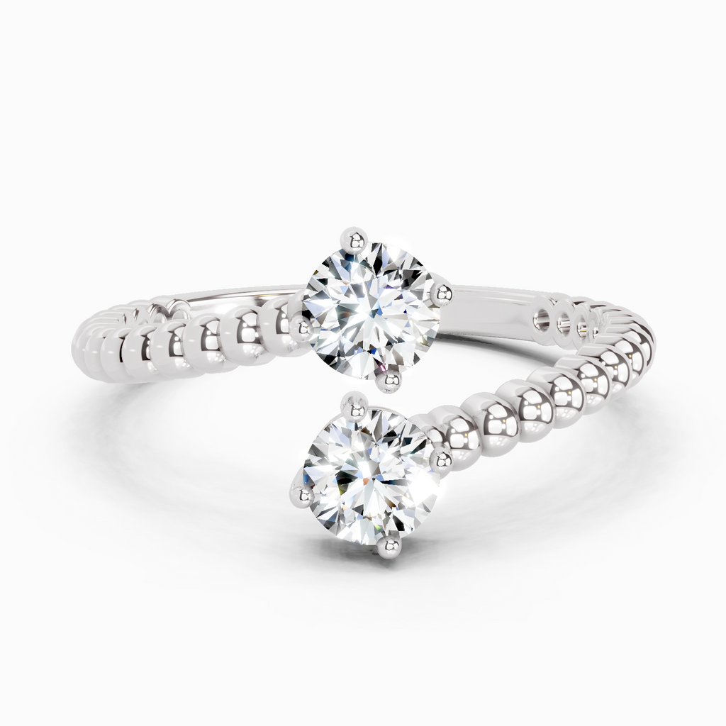 0.60 Carat Bypass Diamond Ring