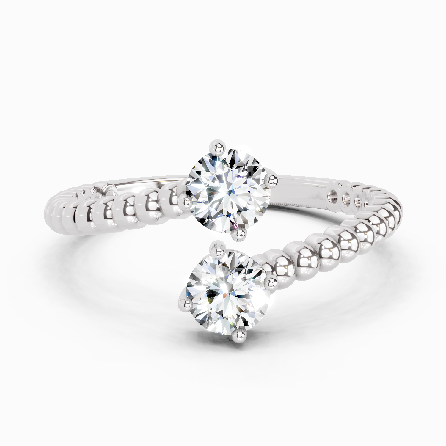 0.60 Carat Bypass Diamond Ring