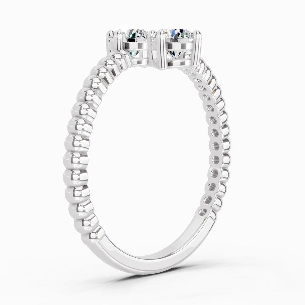 0.60 Carat Bypass Diamond Ring
