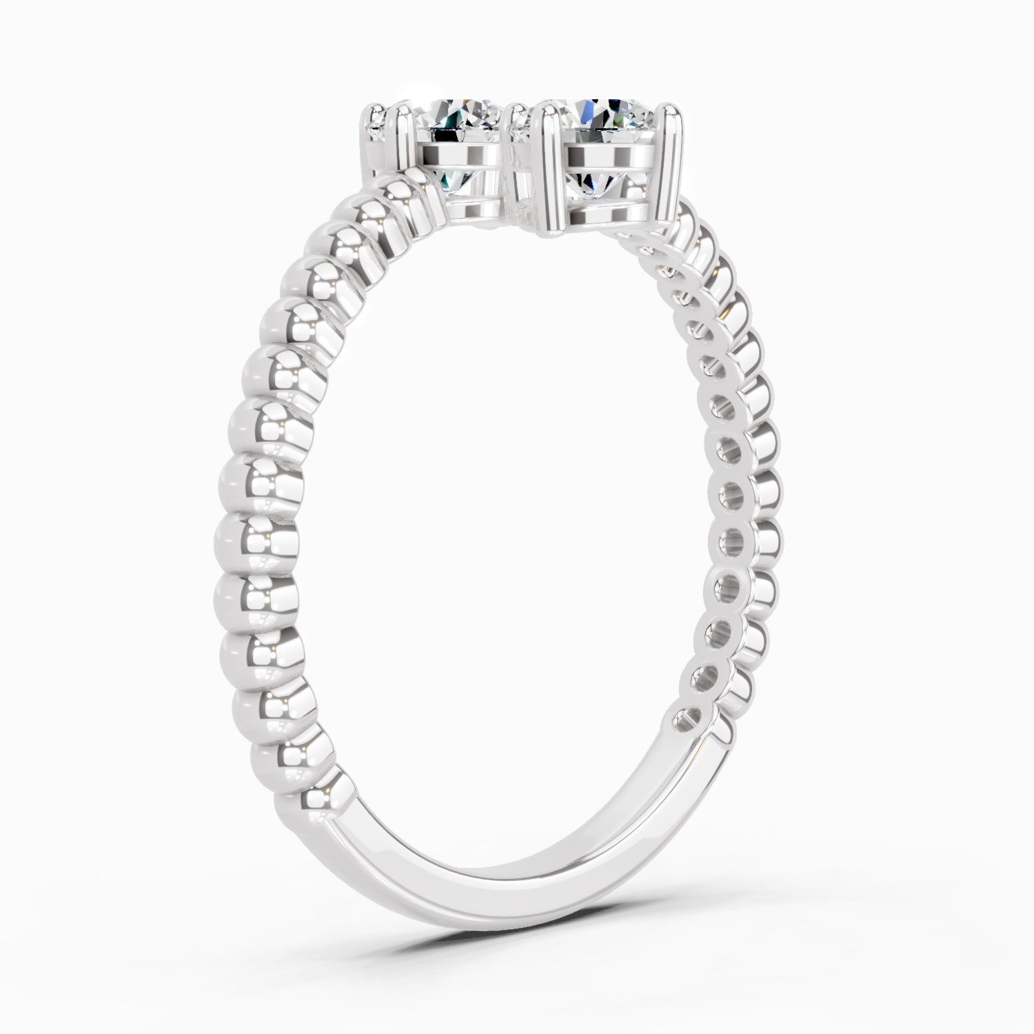 0.60 Carat Bypass Diamond Ring