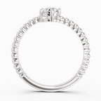 0.60 Carat Bypass Diamond Ring