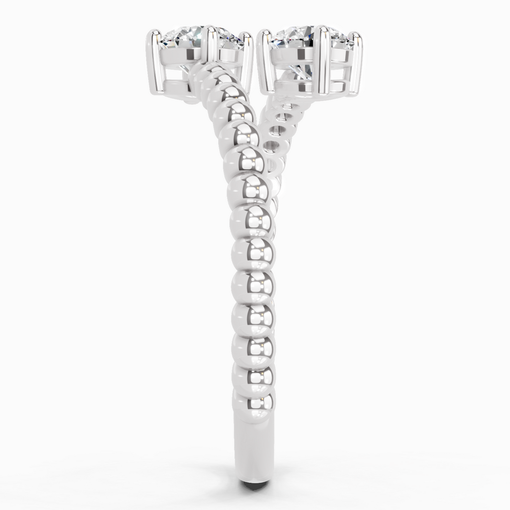 0.60 Carat Bypass Diamond Ring
