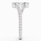 0.60 Carat Bypass Diamond Ring