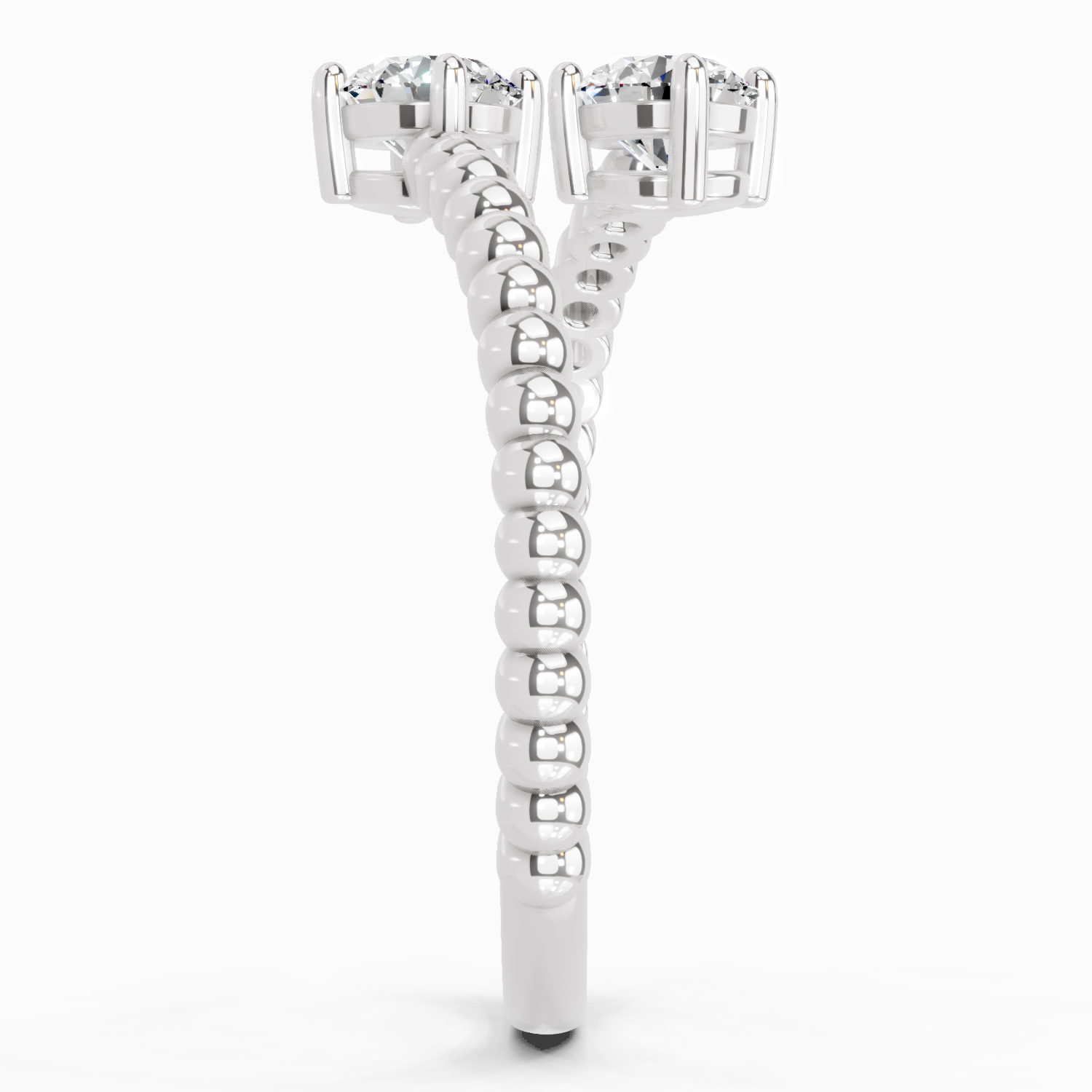 0.60 Carat Bypass Diamond Ring