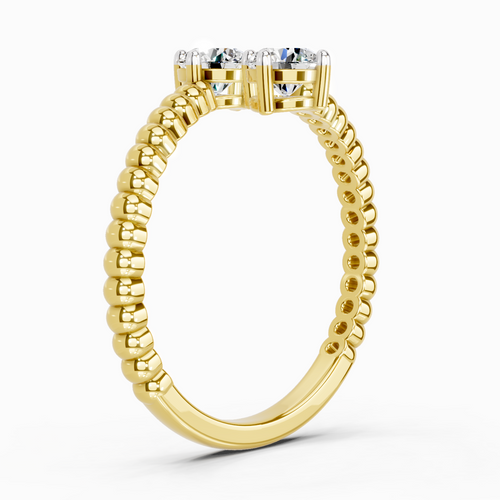 0.60 Carat Bypass Diamond Ring
