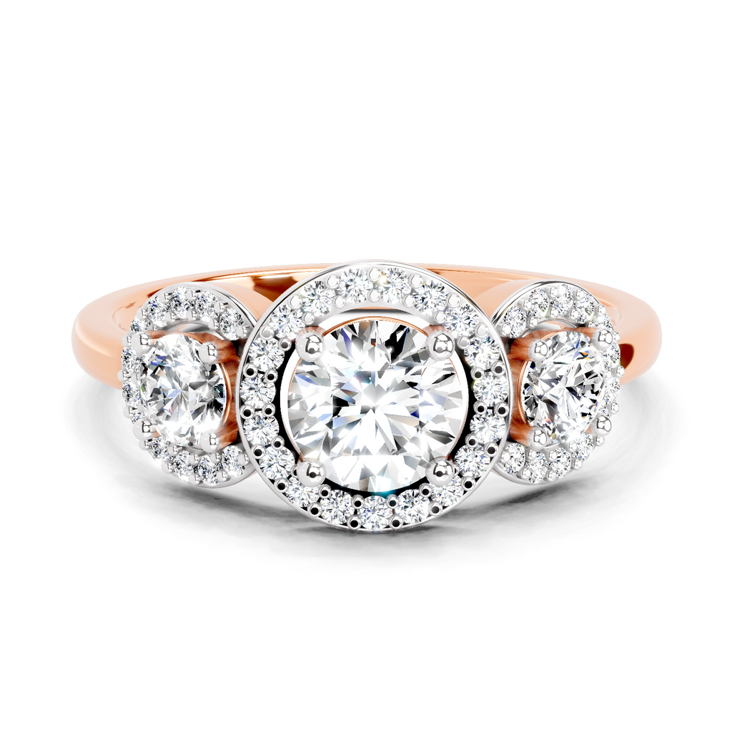 0.60 Carat Bypass Diamond Ring