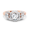 0.60 Carat Bypass Diamond Ring
