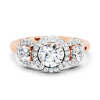 0.60 Carat Bypass Diamond Ring