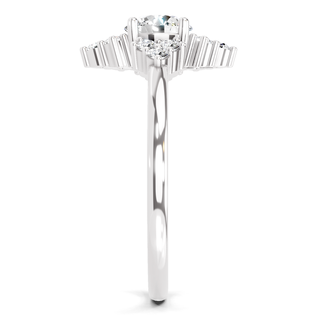 0.70 Carat Cluster Diamond Ring