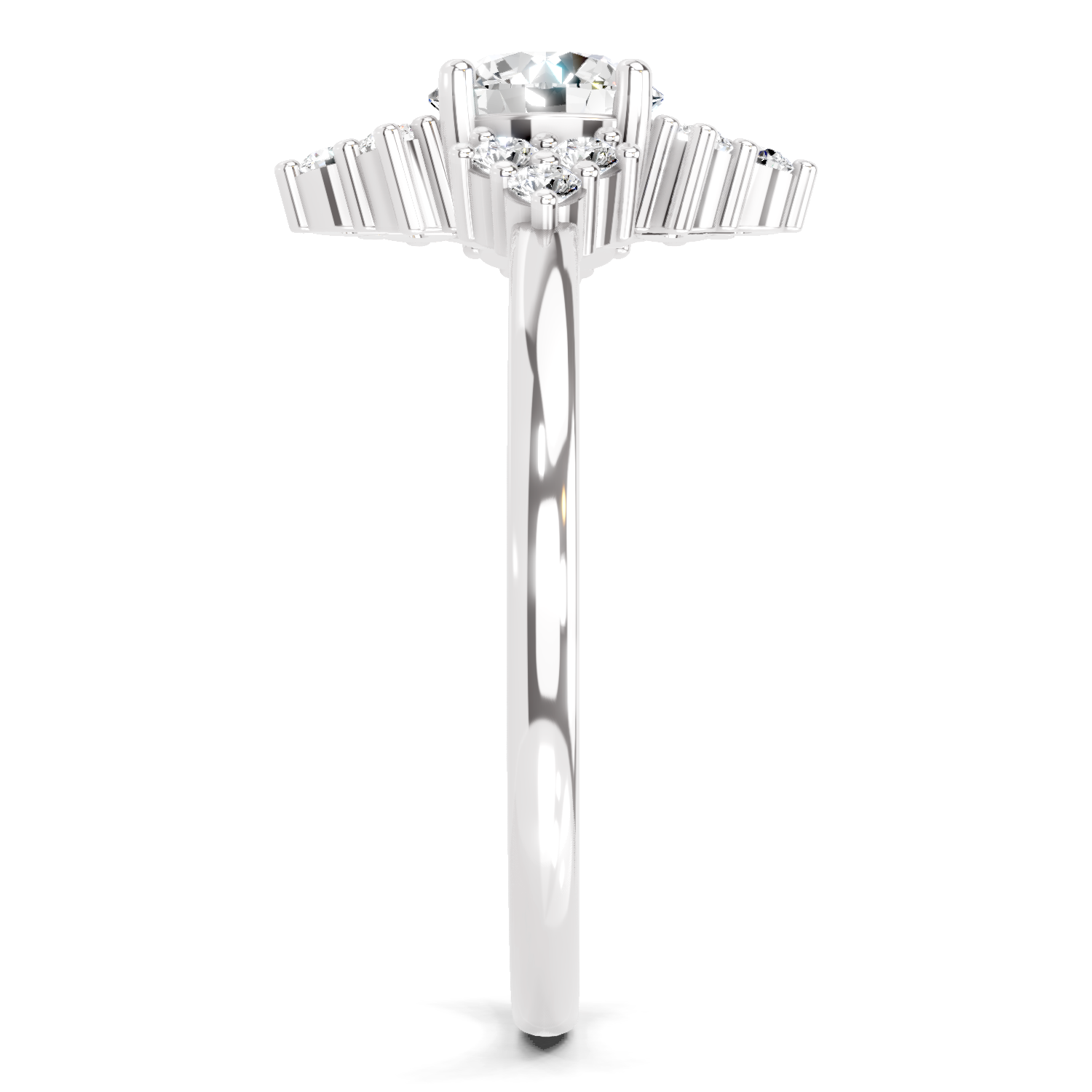 0.70 Carat Cluster Diamond Ring