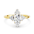0.70 Carat Cluster Diamond Ring