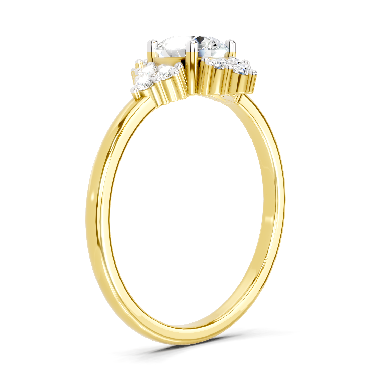 0.70 Carat Cluster Diamond Ring
