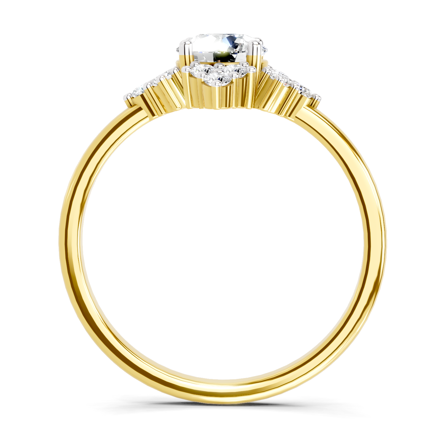 0.70 Carat Cluster Diamond Ring