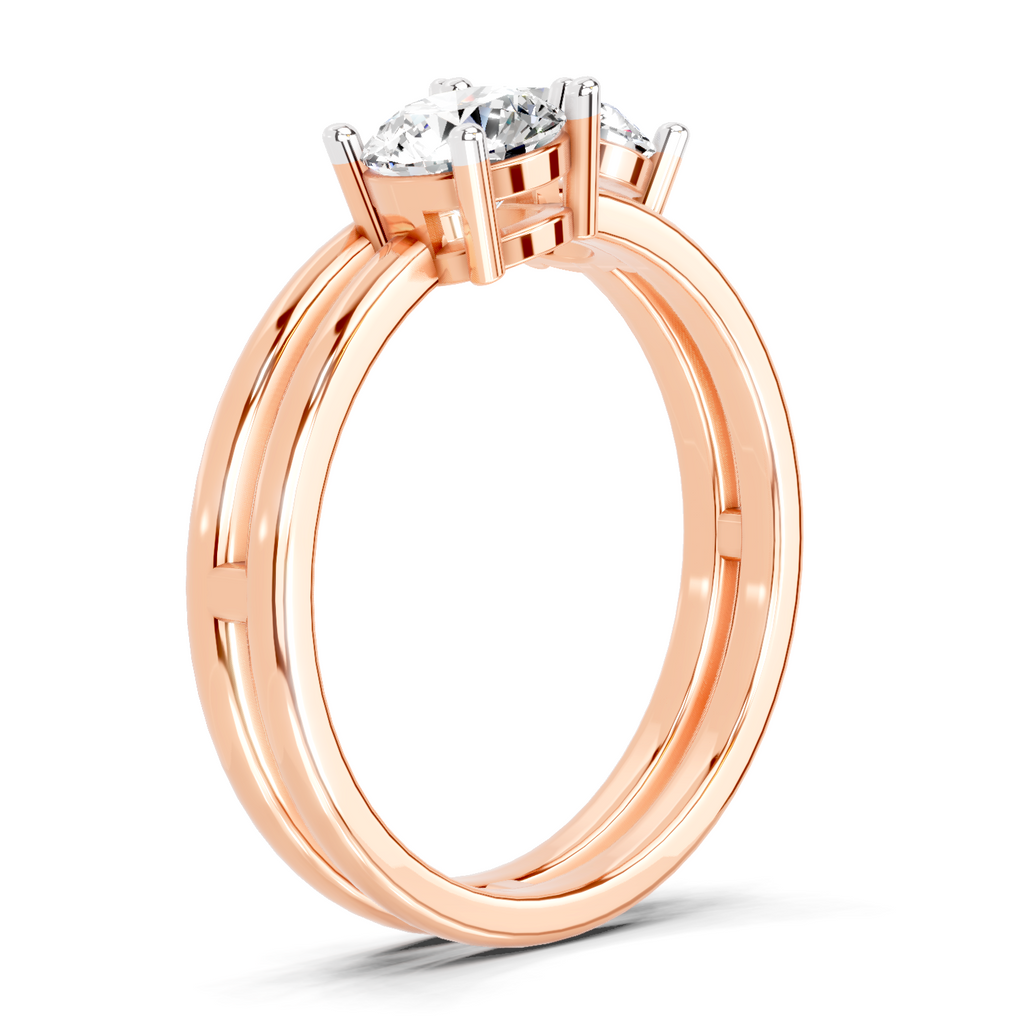 1 Carat Bypass Diamond Ring