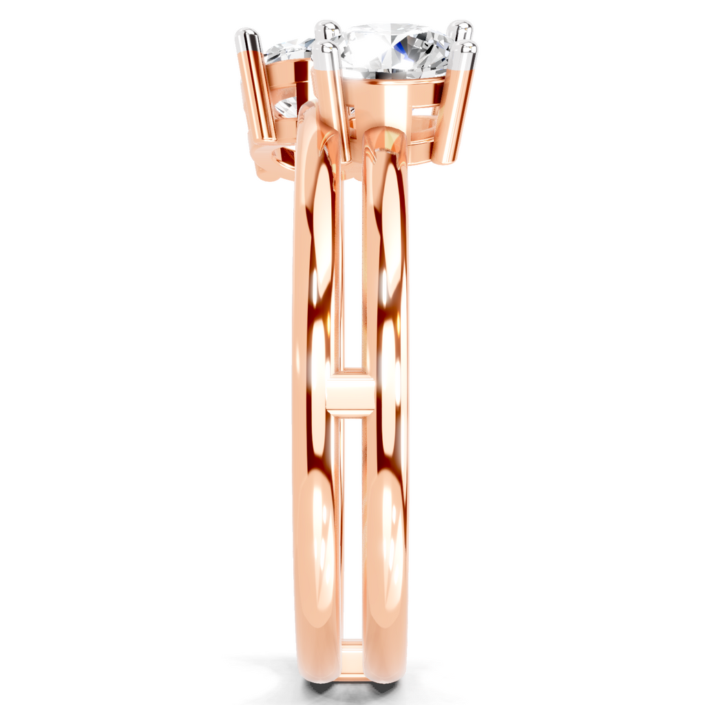 1 Carat Bypass Diamond Ring