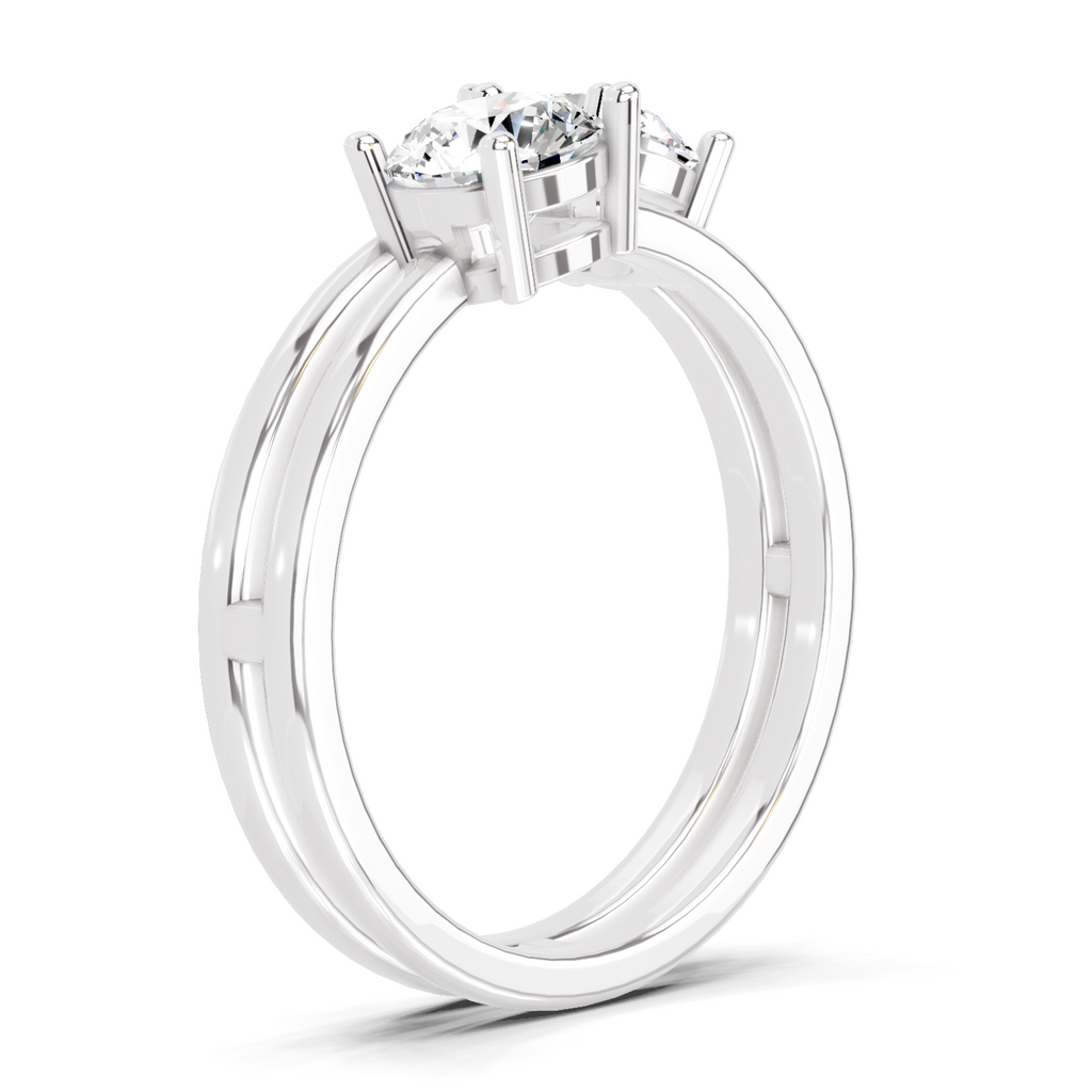 1 Carat Bypass Diamond Ring