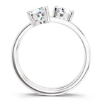 1 Carat Bypass Diamond Ring