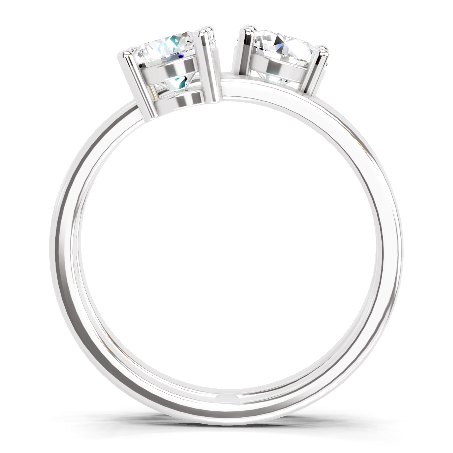 1 Carat Bypass Diamond Ring