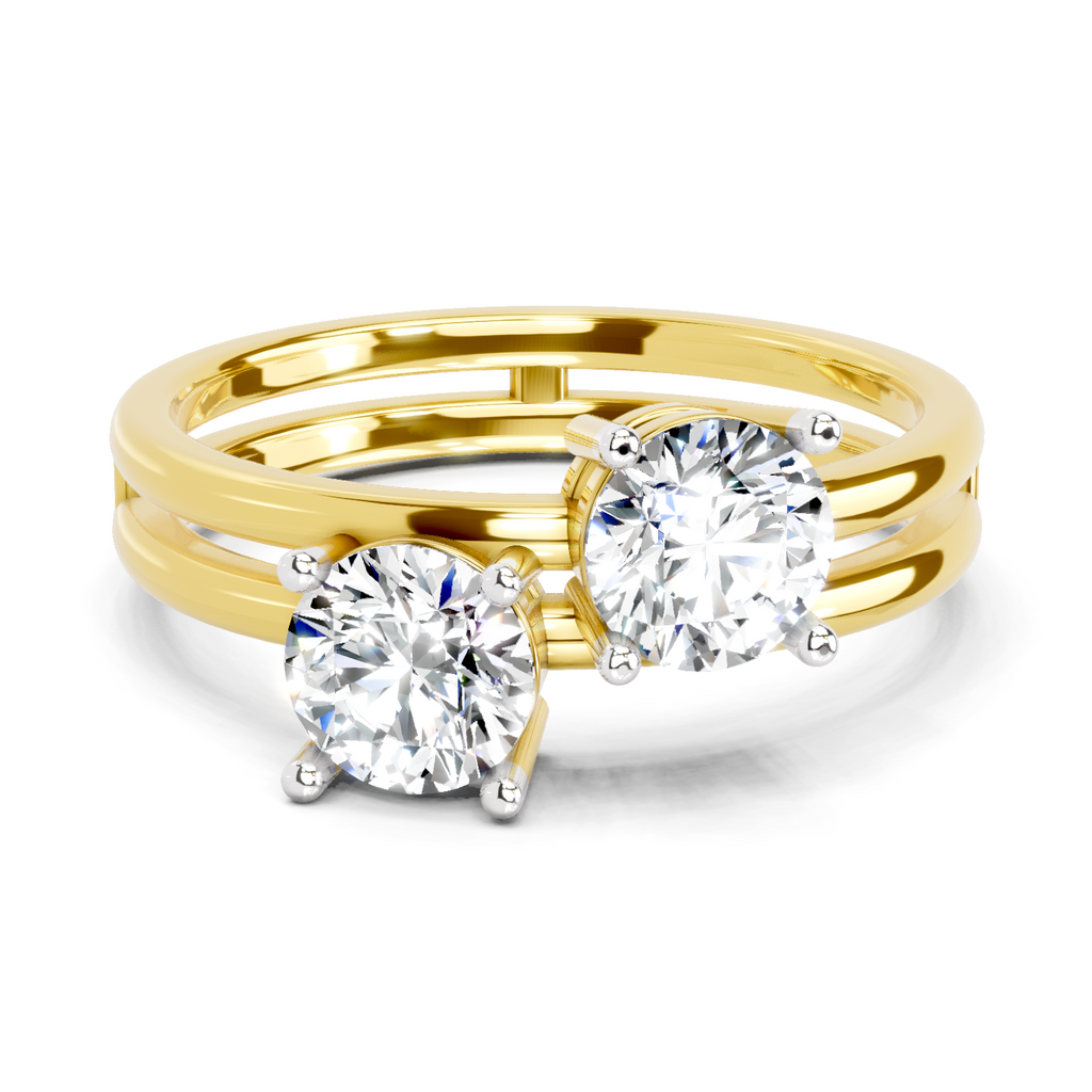 1 Carat Bypass Diamond Ring