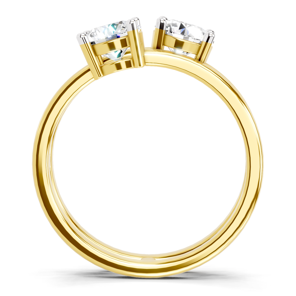 1 Carat Bypass Diamond Ring