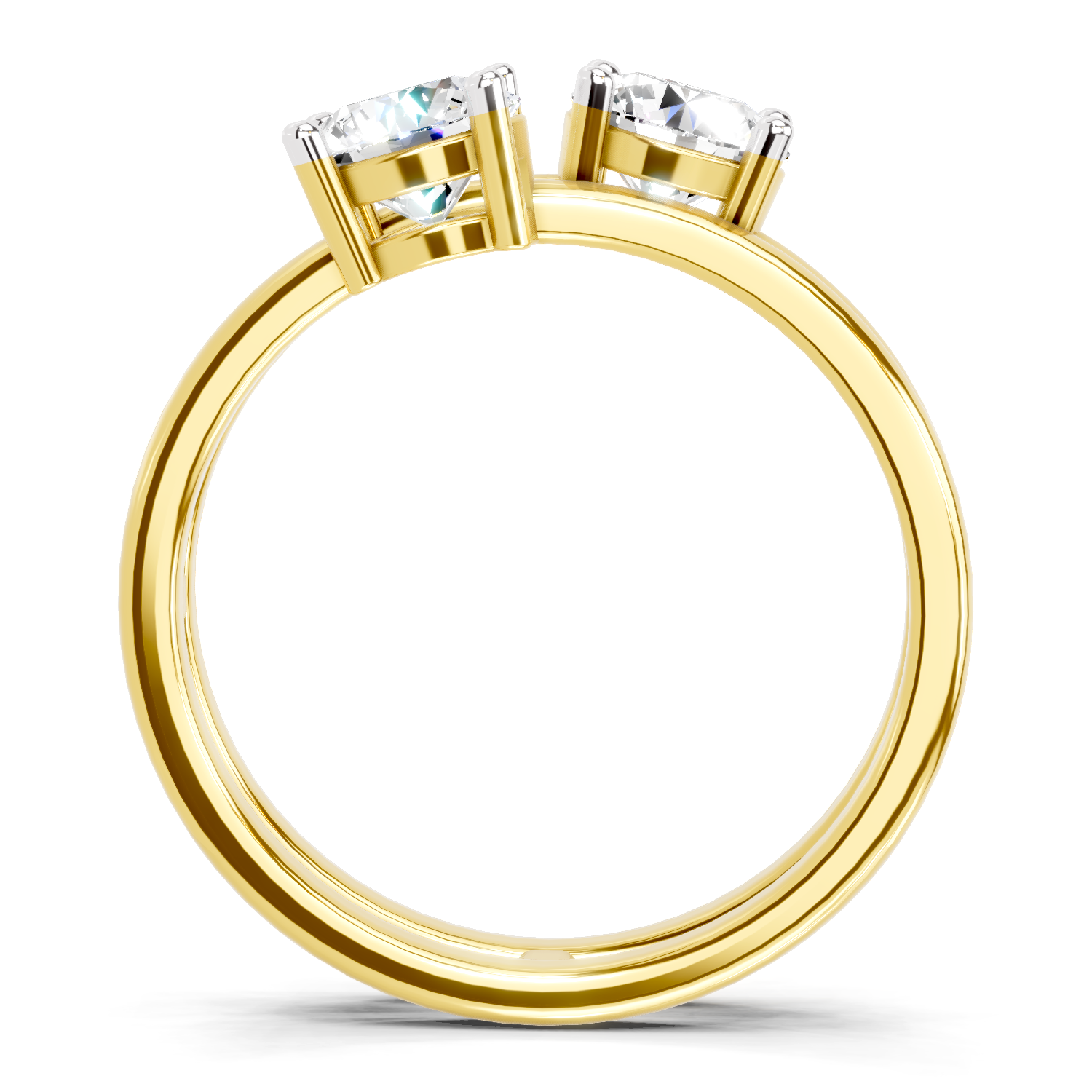 1 Carat Bypass Diamond Ring